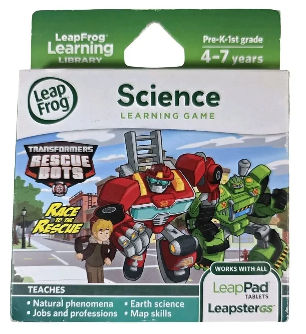 Leapfrog Explorer Transformers Rescue Bots Race to the Rescue New In Box